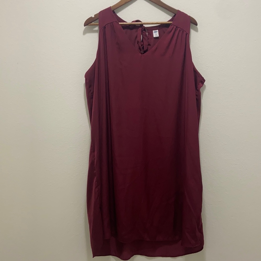 Women’s Old Navy XXL burgundy dress